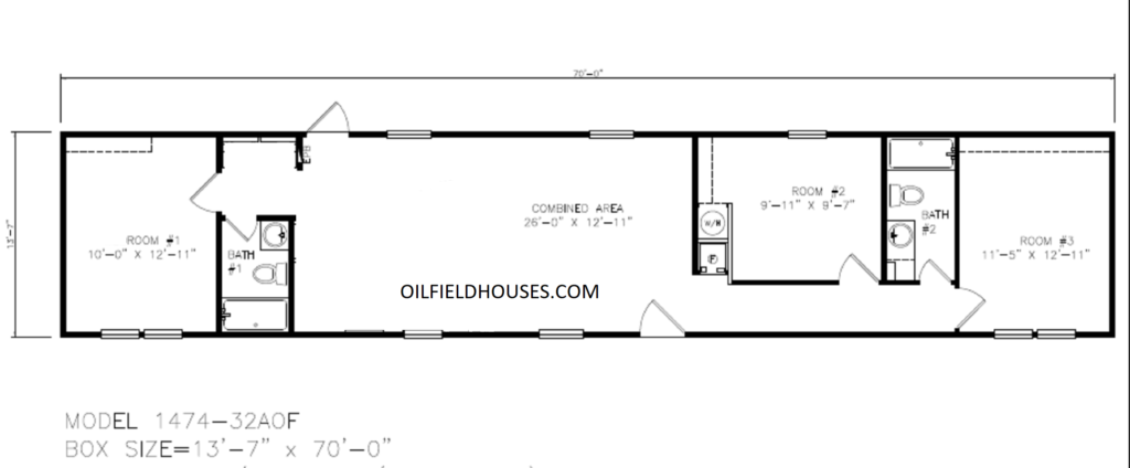 mud logger offices supervisor tool pusher crew quarters 
OILFIELDHOUSES.COM FLOOR PLANS FOR WORKFORCE HOUSING