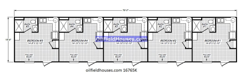 5 bed 5 Bath WITH PRIVATE KITCHENETTE Oilfield House  bathroom 5 BEDROOM 5 BATH OILFIELD HOUSING MANCAMP HOME