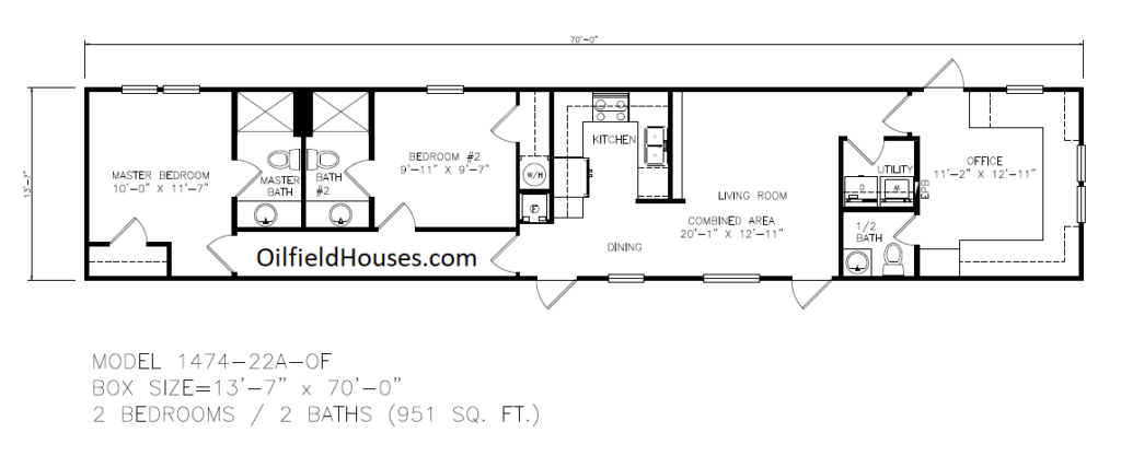 OILFIELDHOUSES.COM offices FLOOR PLANS FOR WORKFORCE HOUSING mud logger supervisor tool pusher crew quarters