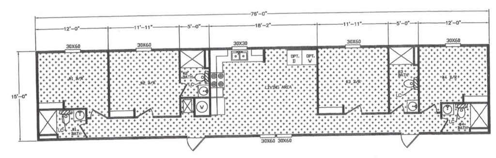 4 BEDROOM 4 BATH MANCAMP HOME