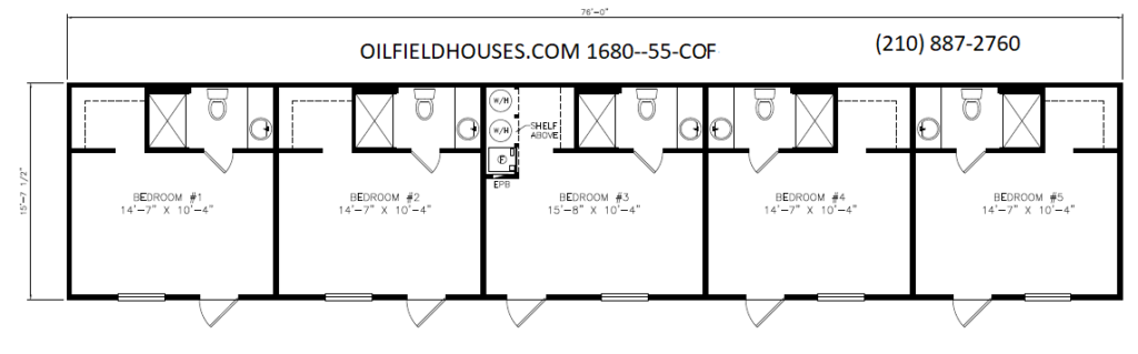 Oilfield mancamp Houses Workforce housing