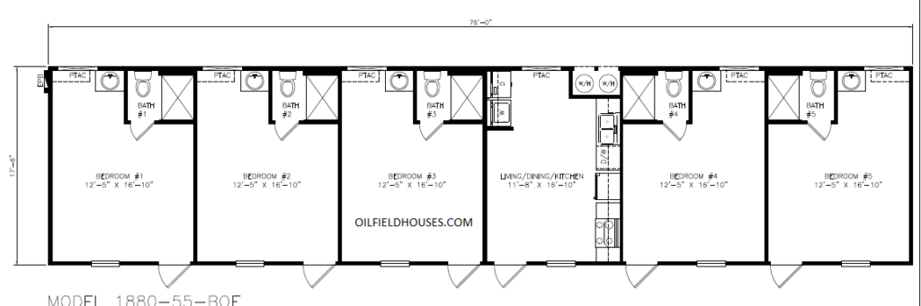 Oilfield mancamp Houses Workforce housing