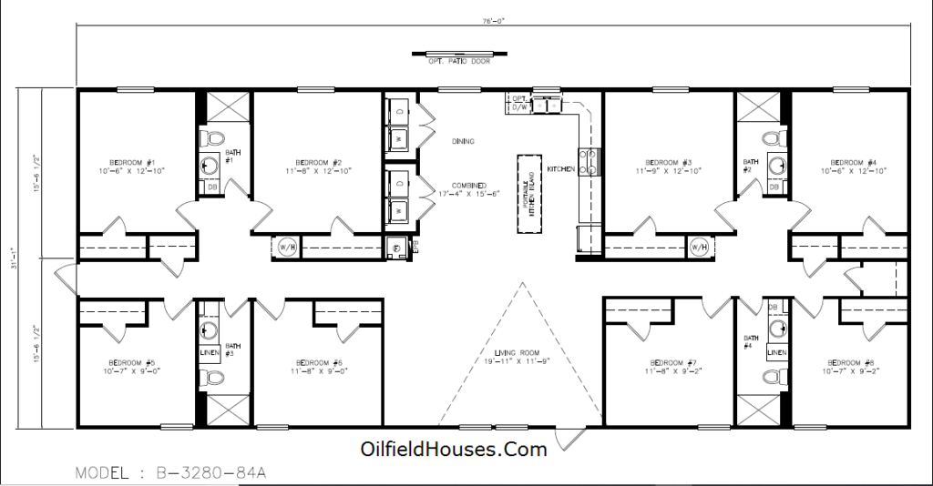 Oilfield mancamp Houses Workforce housing