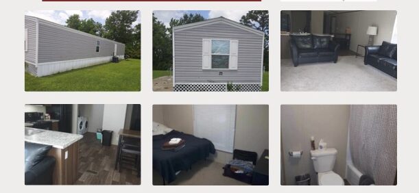 excellent condition 2 bedroom 2 bath used single wide mobile home for sale furnished with appliances and washer & Dryer included