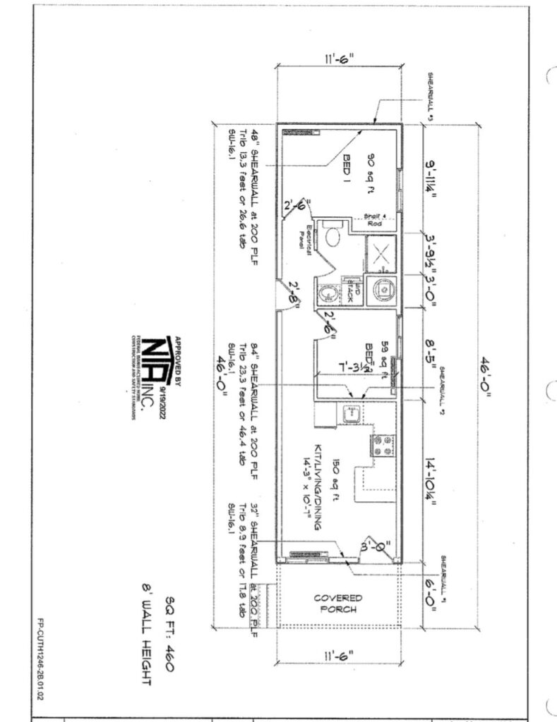 High Wind Zone - Floor Plan