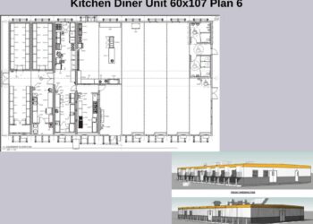 Kitchen Dinner Unit 60x107 commercial housing and facilities for temporary workforce housing