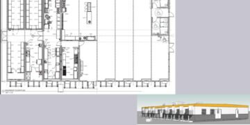 Kitchen Dinner Unit 60x107 commercial housing and facilities for temporary workforce housing